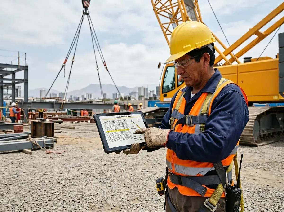 Critical maneuver planning and crane load tables.