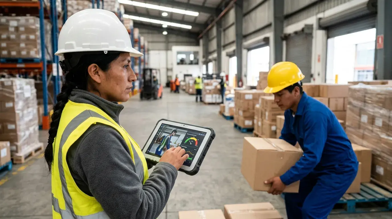 Ergonomic consulting from Grupo Inproser reducing musculoskeletal injuries in personnel.